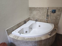 In veranda vasca idromassaggio