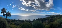 Vue du matin de la maison