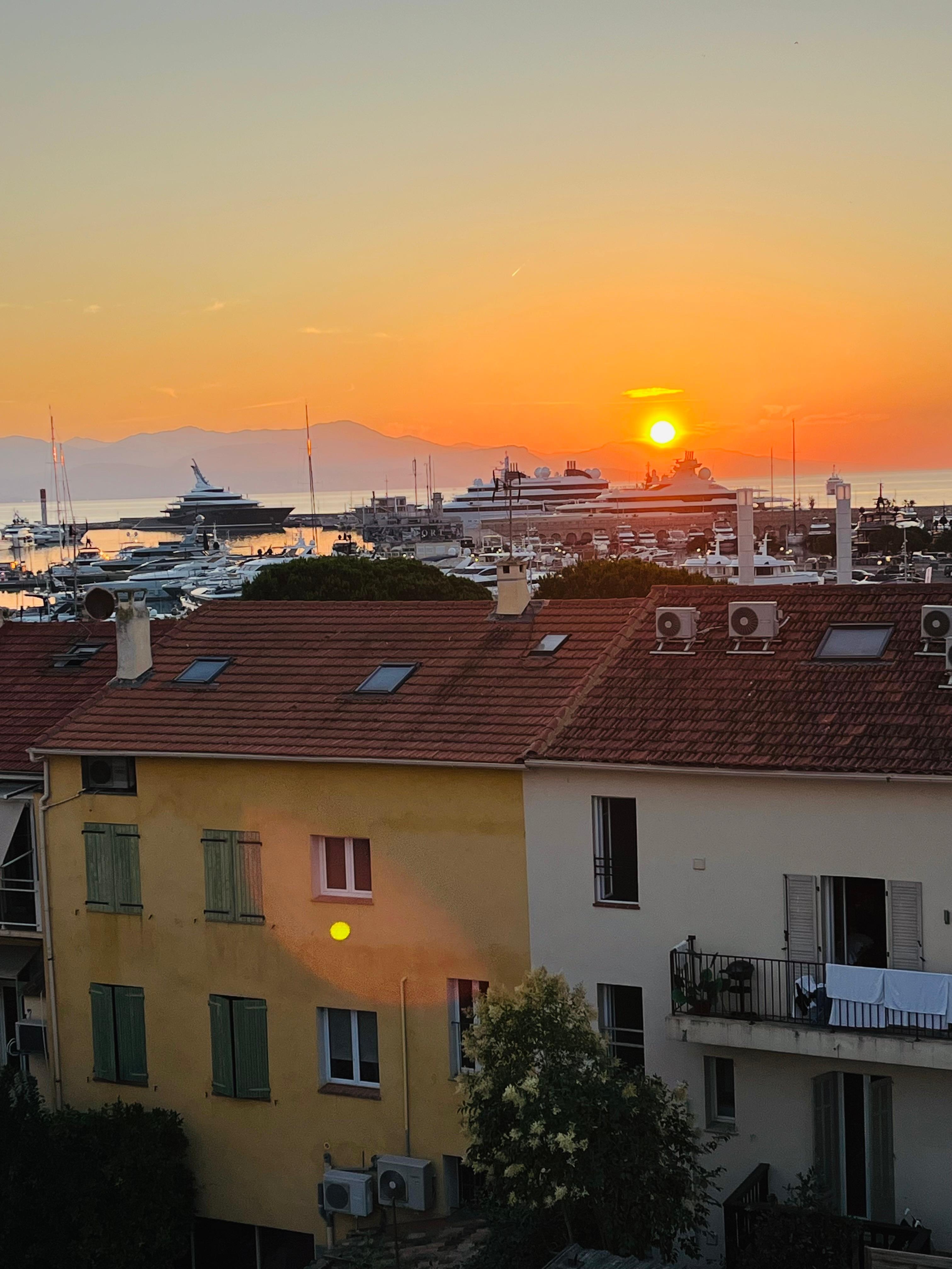 Sunrise view from Kitchen 