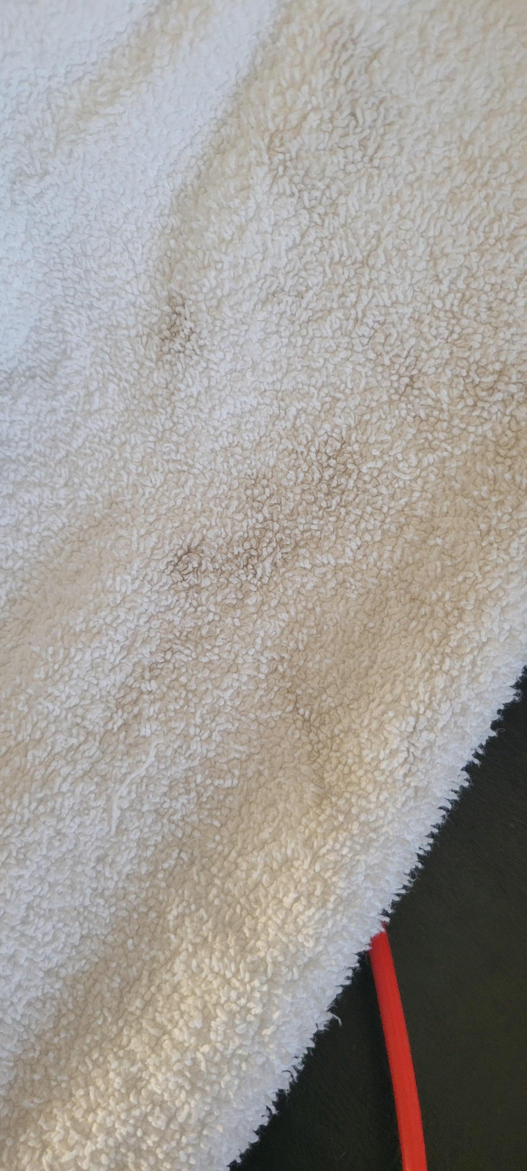 All for bath towels had stains