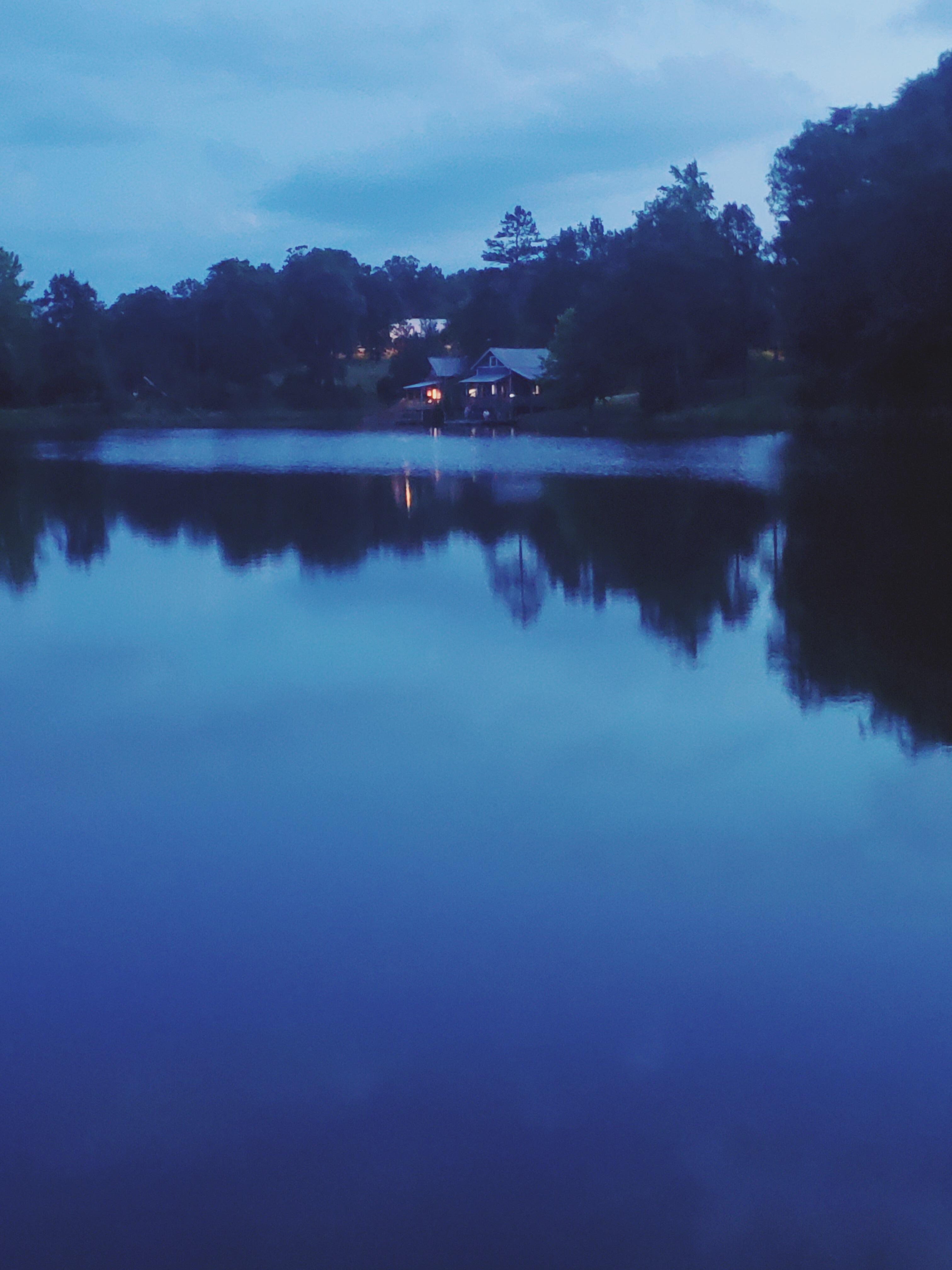 Across the lake 