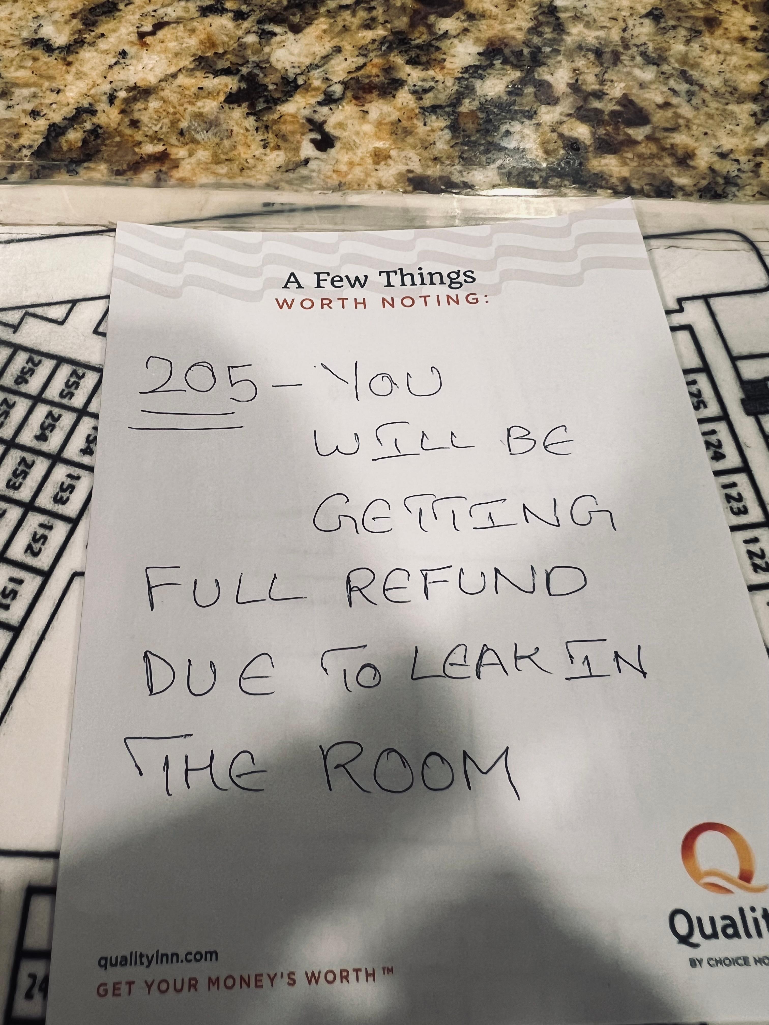 This is what i received as a receipt 