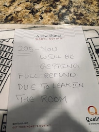 This is what i received as a receipt