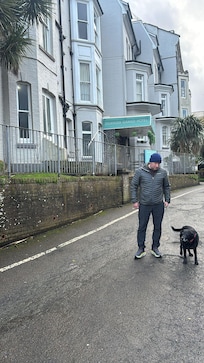 It was Hubbys birthday and we didn’t have to leave Millie behind so she got to celebrate to :)