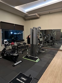 Gym was small, but ok since there wasn’t many people when I was using it