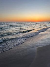 Nothing like a sunset walk on the beach!