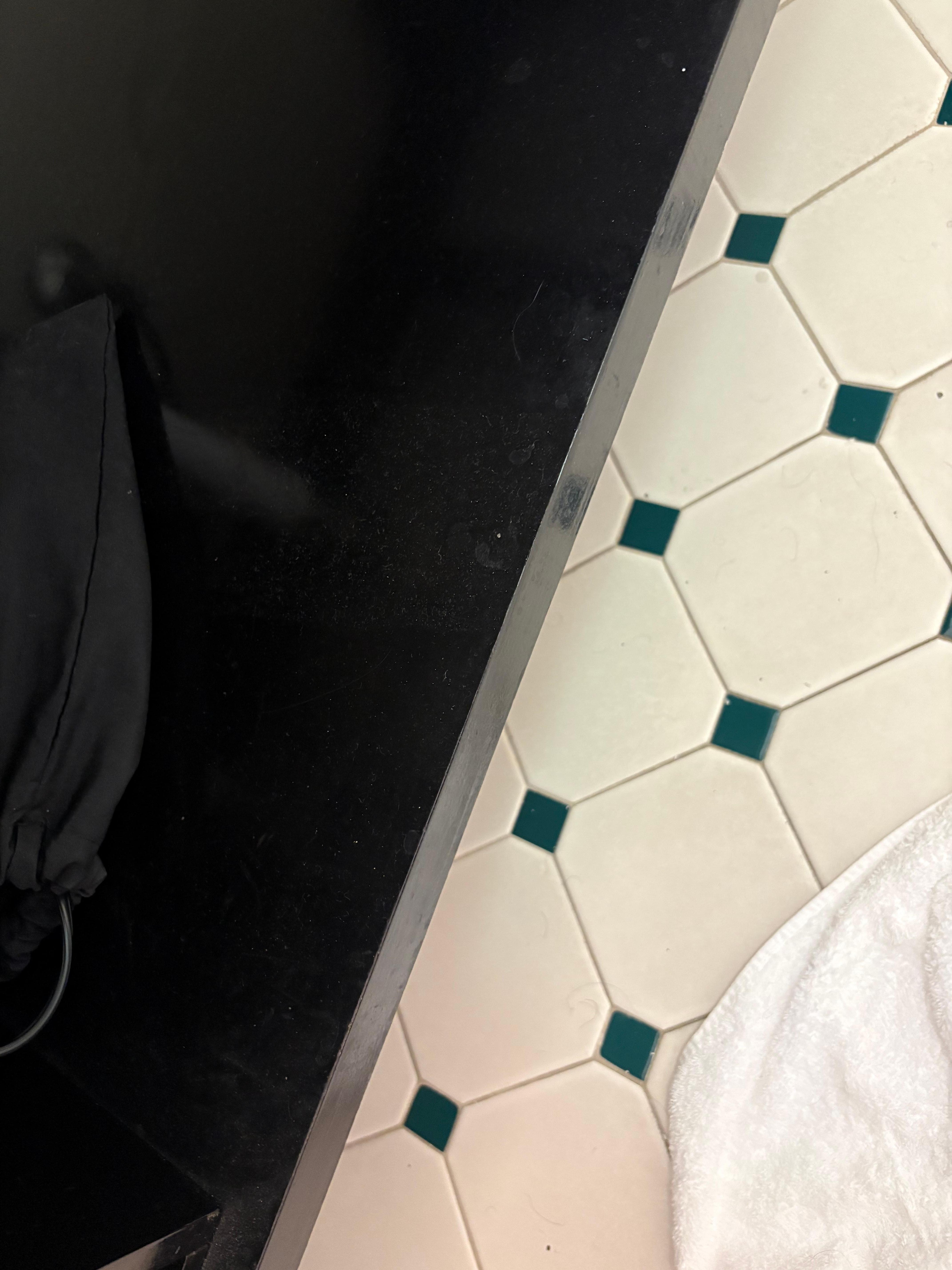 under sink was dirty 