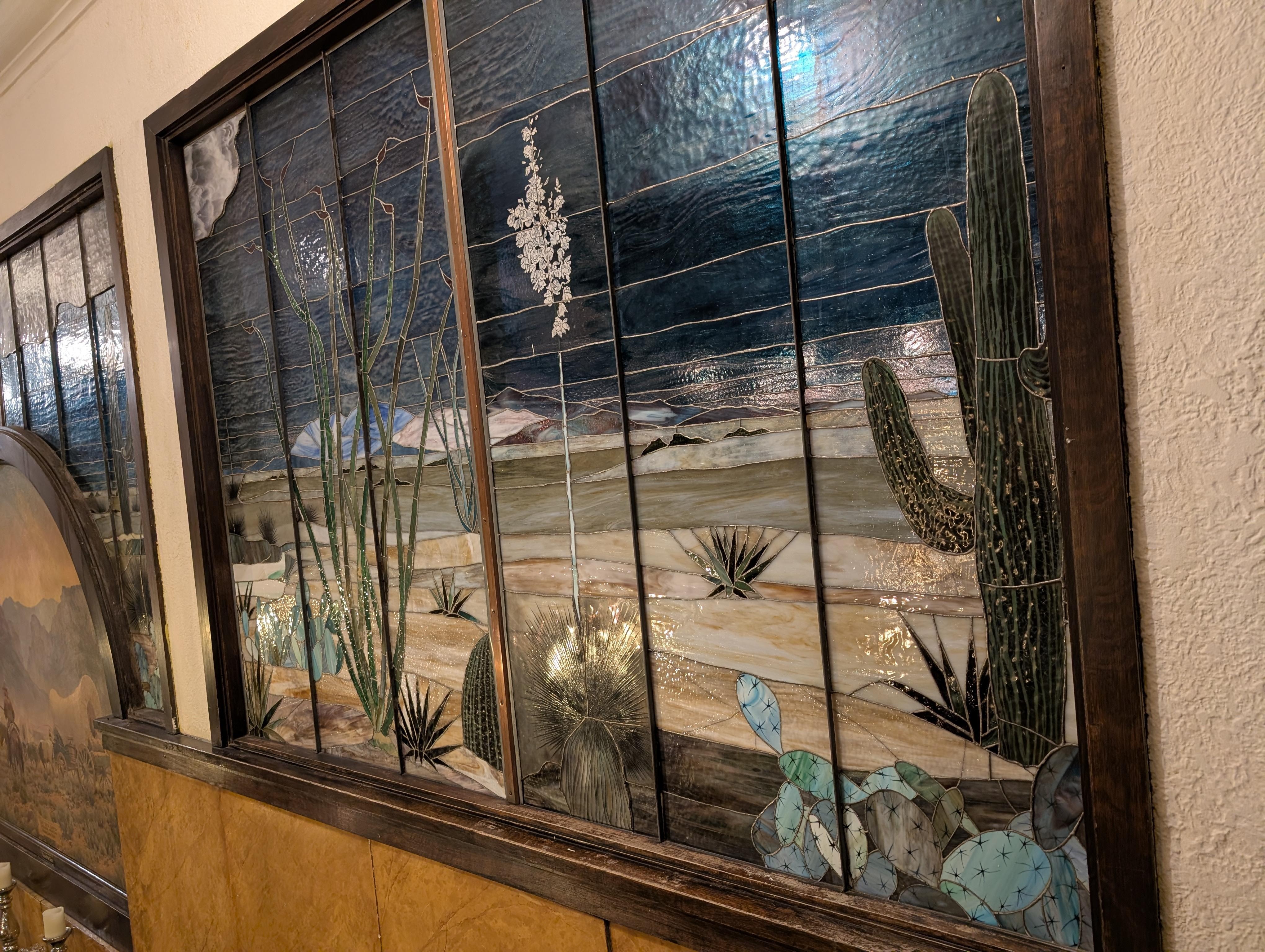 Another section of the stain glass.