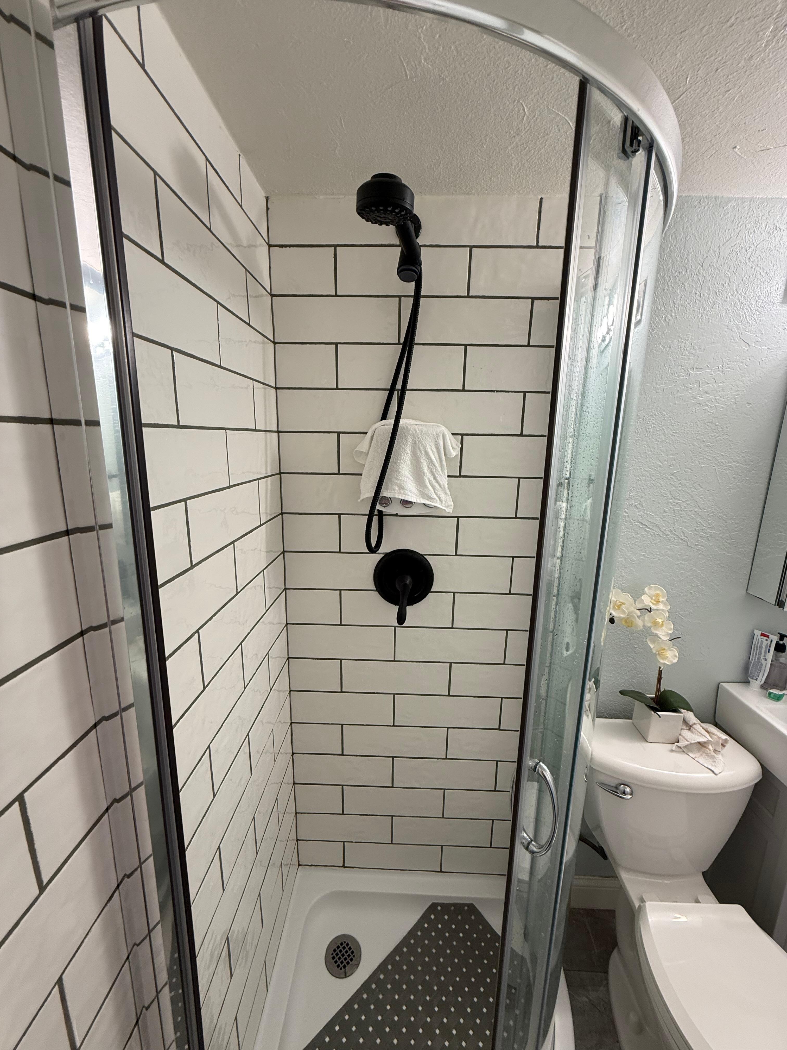 First floor shower