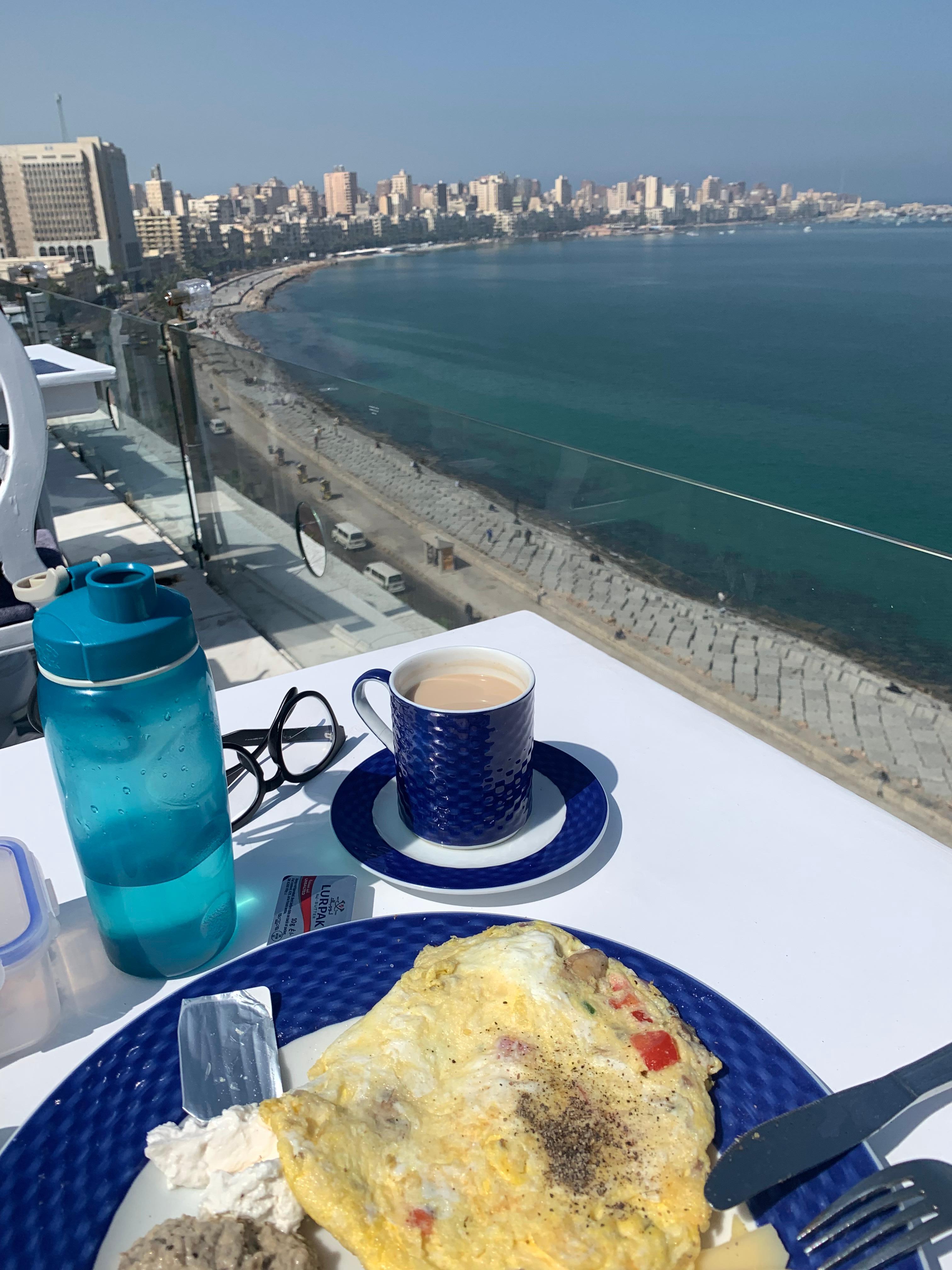 Breakfast with a view