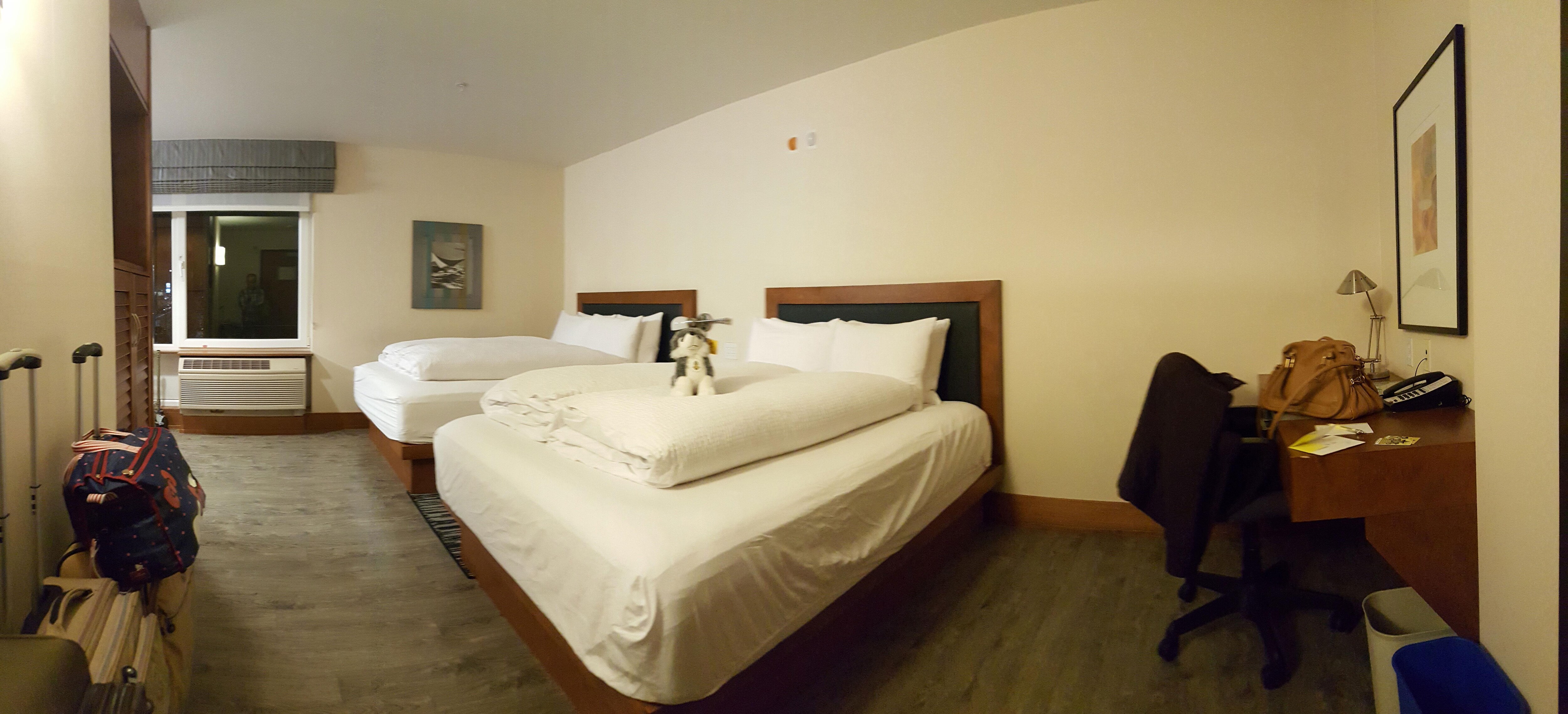 Wheel-chair accessible room