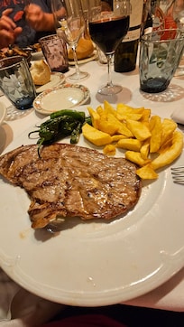 Lovely food in the hotel restaurant
