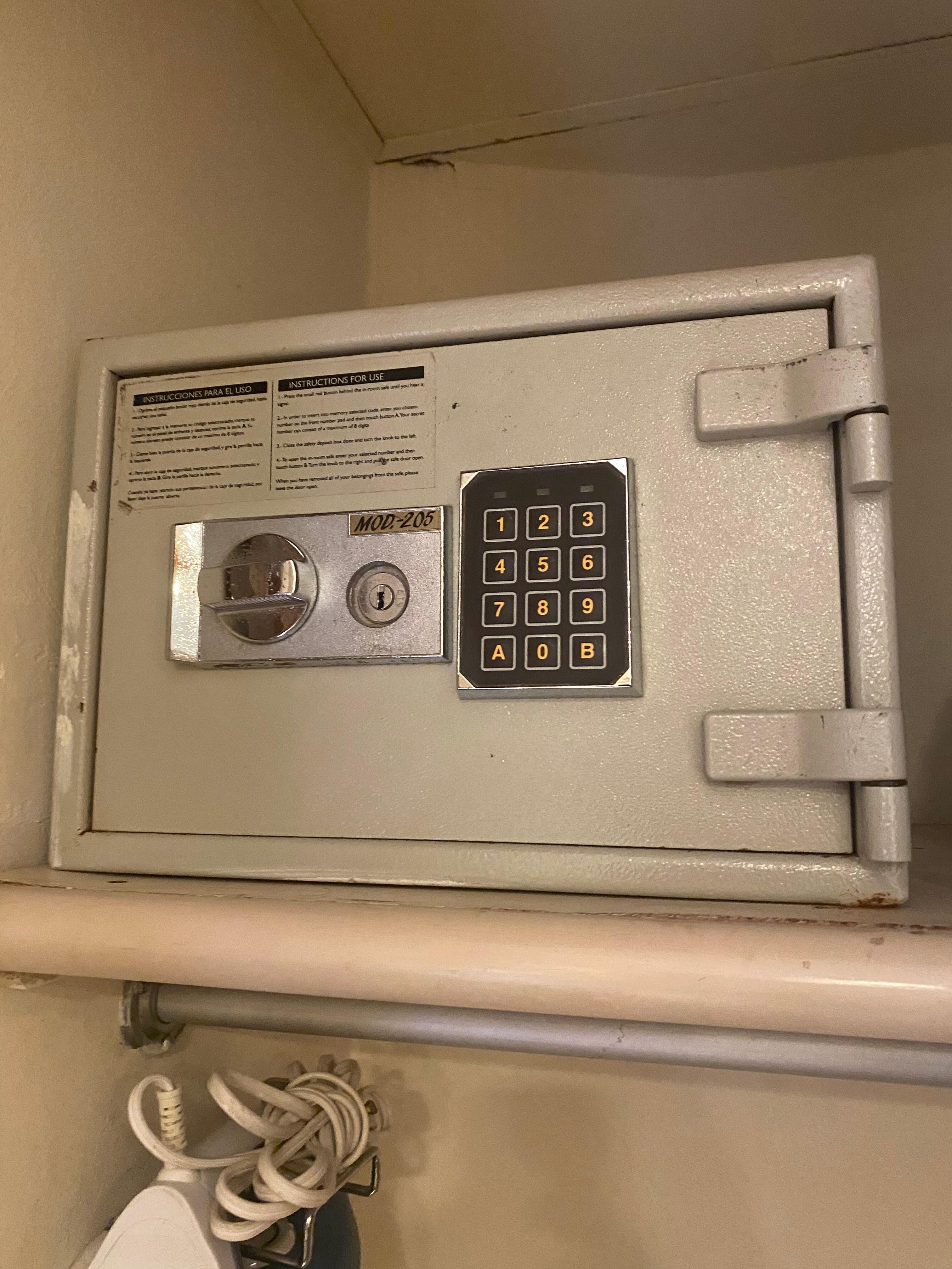 Busted safe