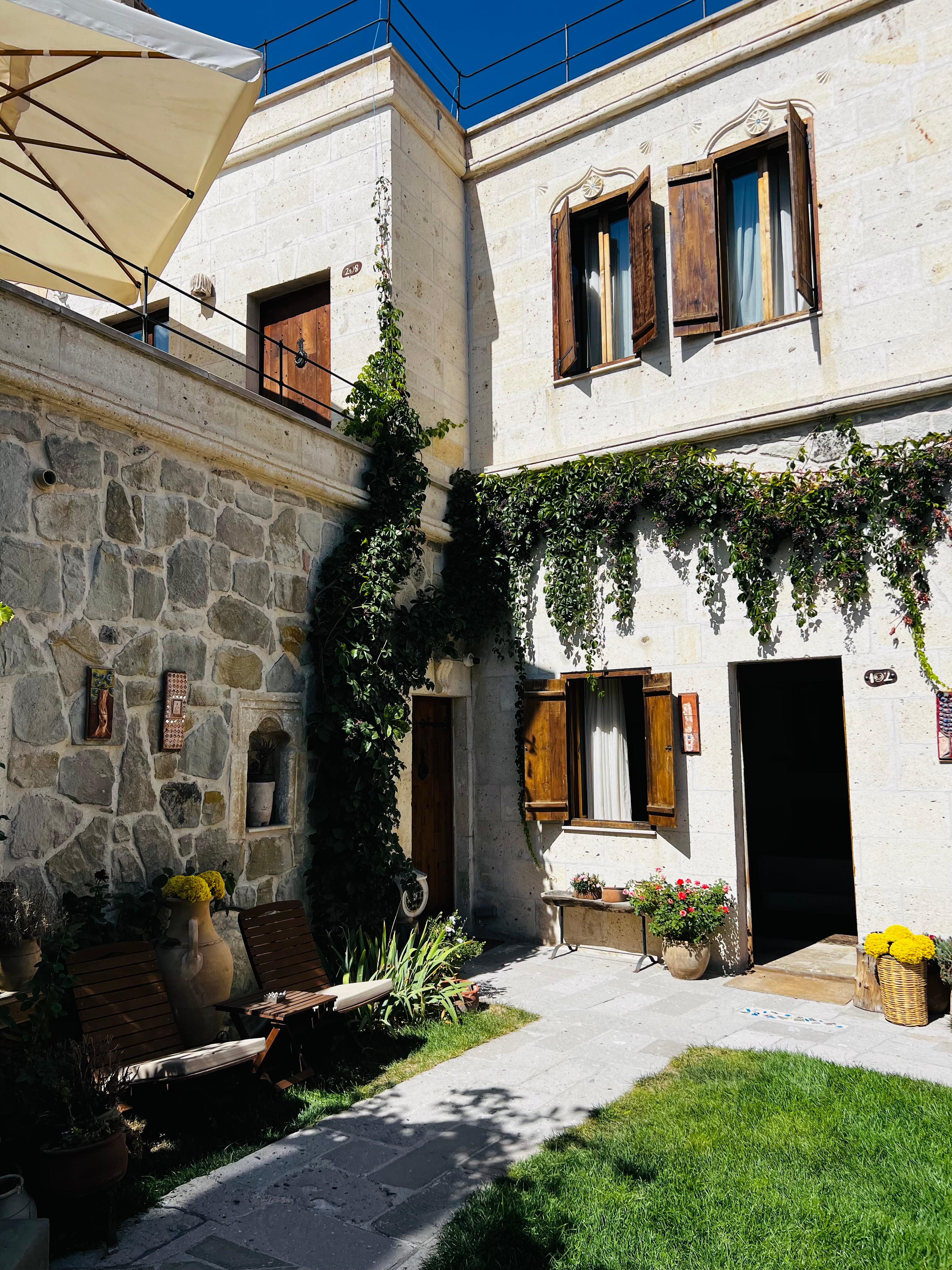 Quaint courtyard