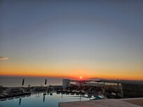 Sunset from Superior Double Room 222