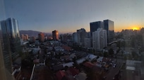 View from 13th floor of Santiago