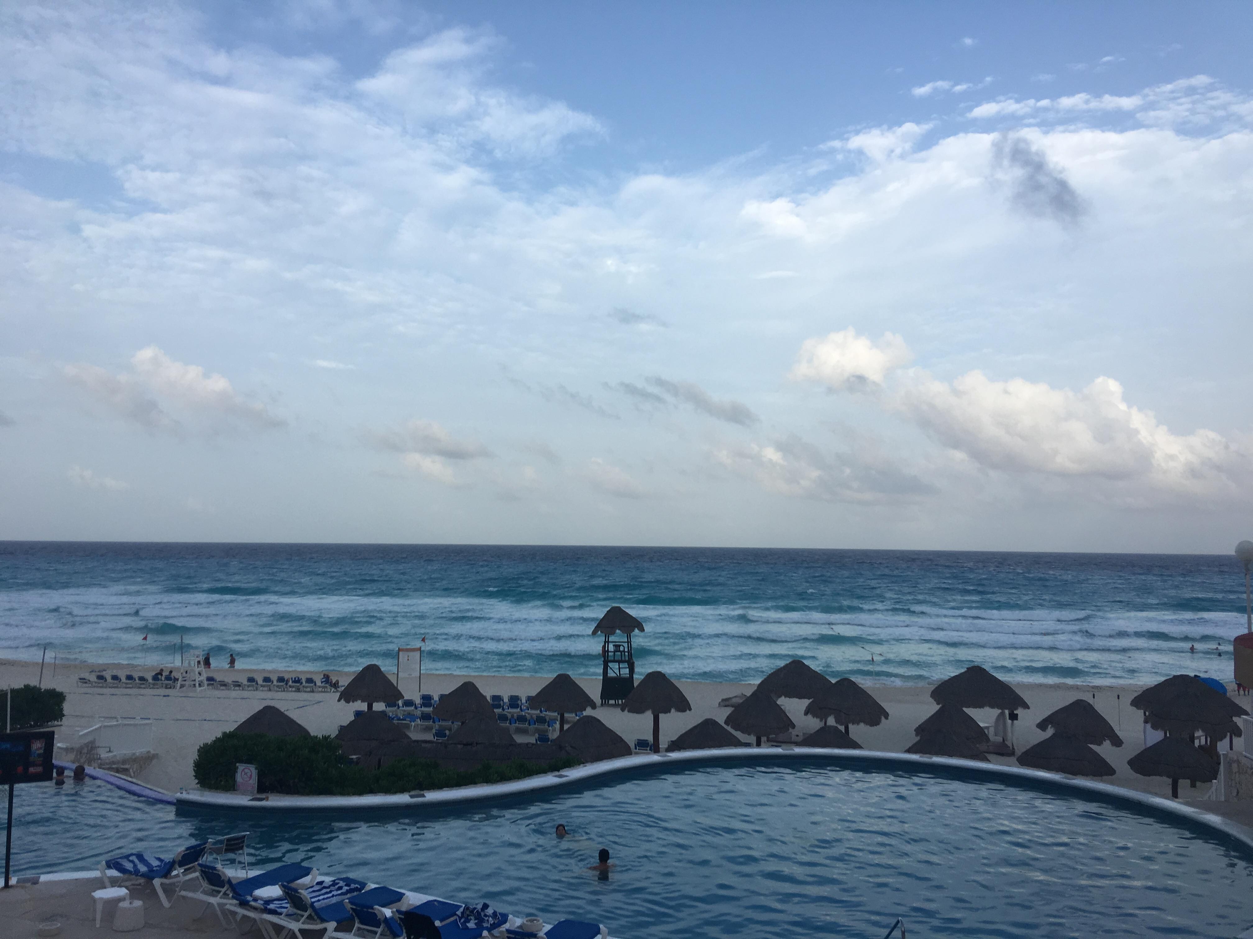 View from by the pool