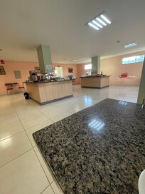 Vista do ambiente do café da manhã