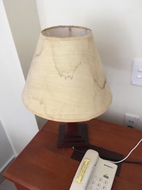 Stained head lamp and not working.
