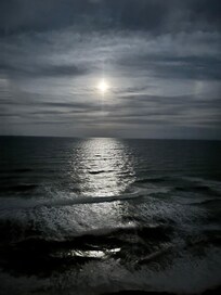 Moon from the balcony