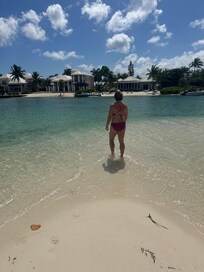 View of the house from across the bay