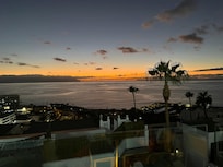 View from pool and bar area