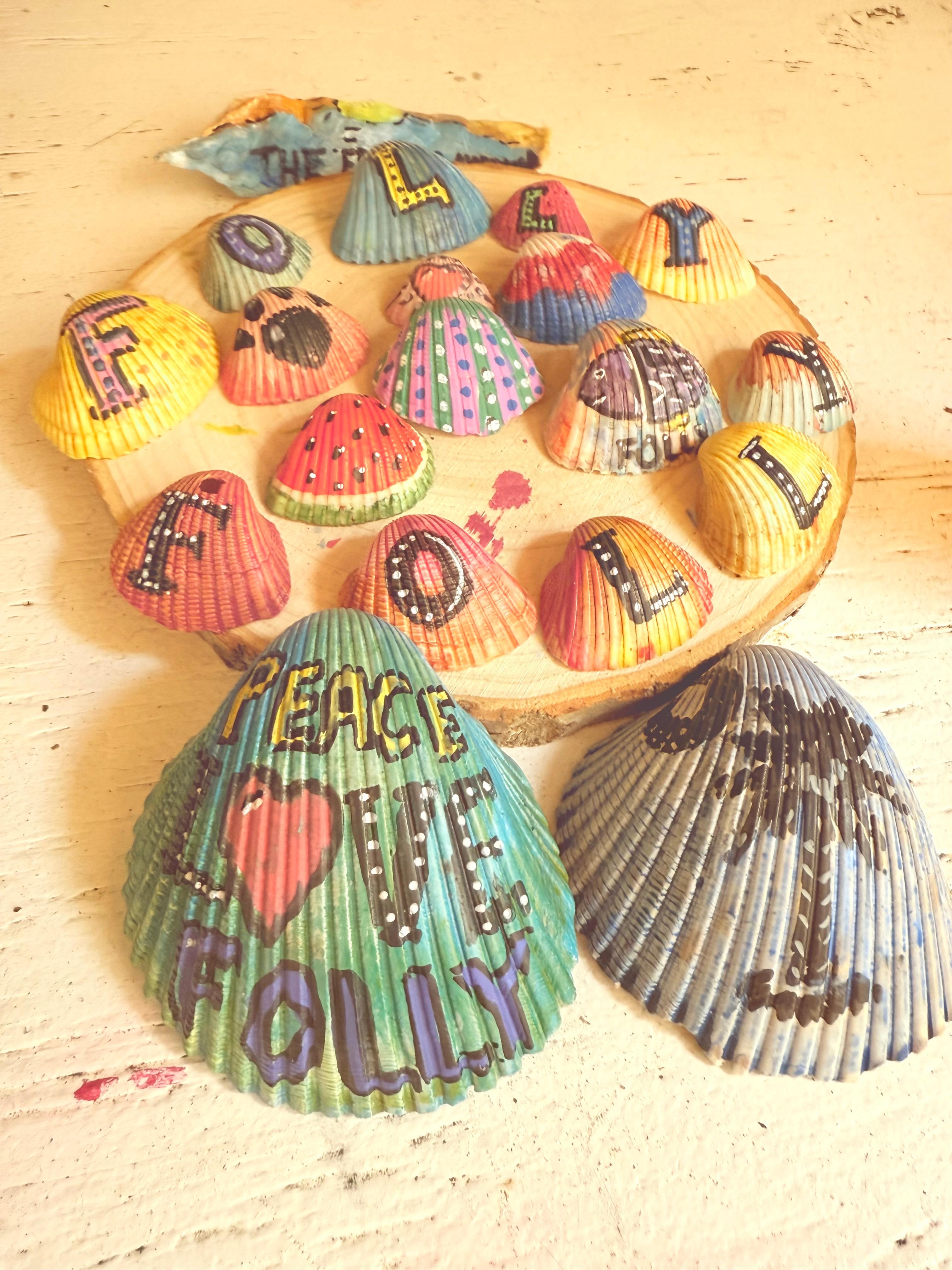 Our contribution to Marc’s seashell cemetery 