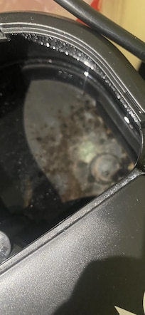 Inside coffee maker