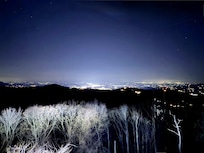 Evening from the back balcony.