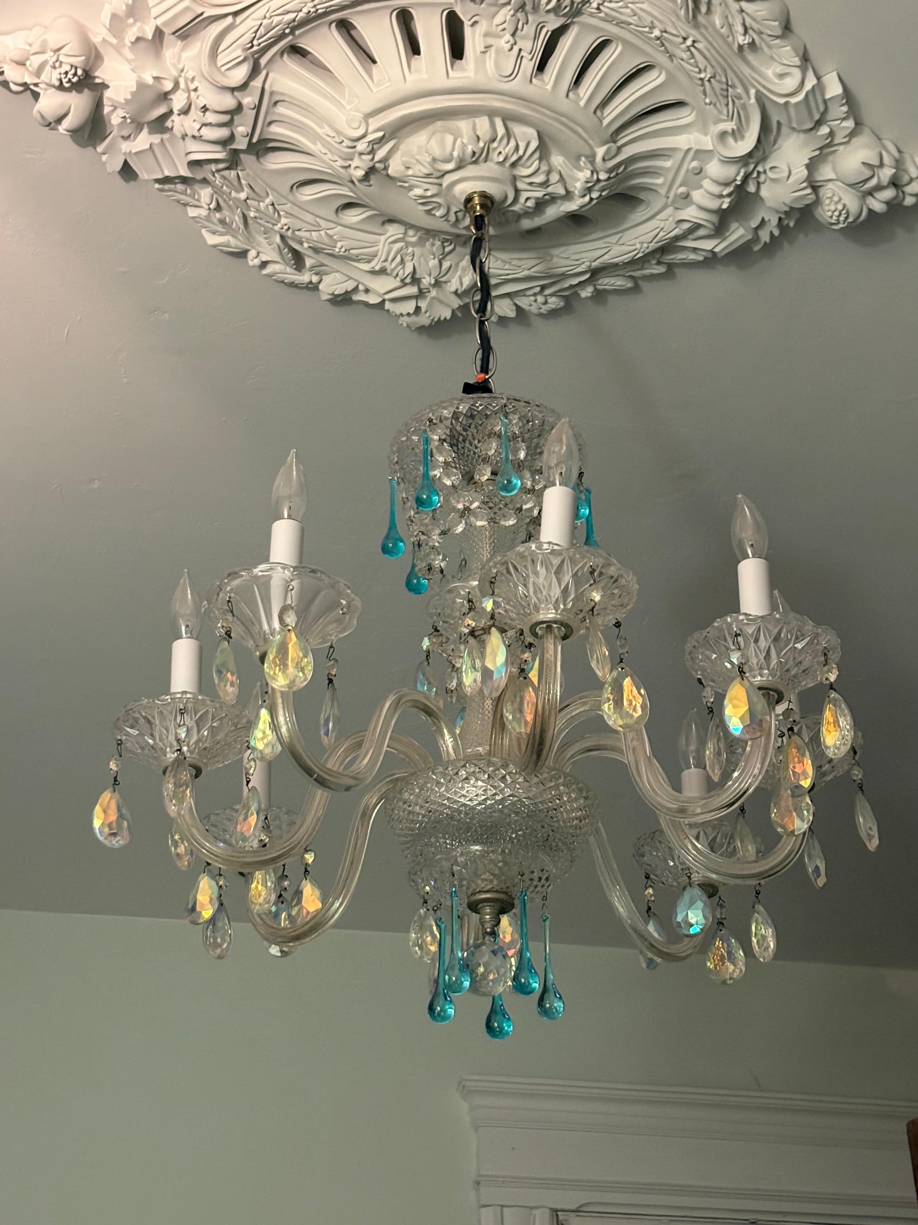 This gorgeous light was over our bed I was entranced. The room was just beautiful. 