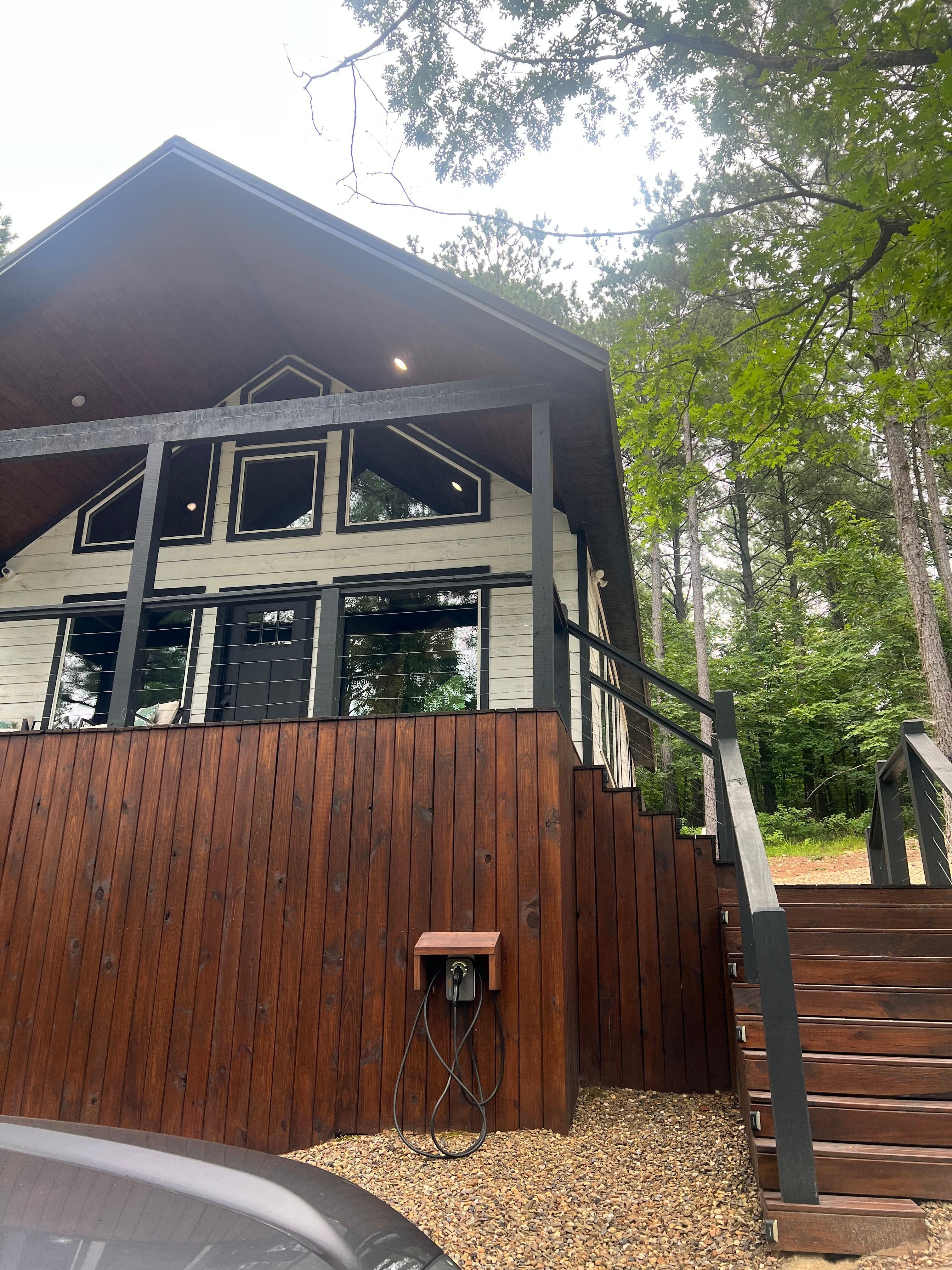 The cabin we stayed at