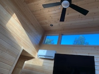 No blinds up high/can’t sleep in on vacation