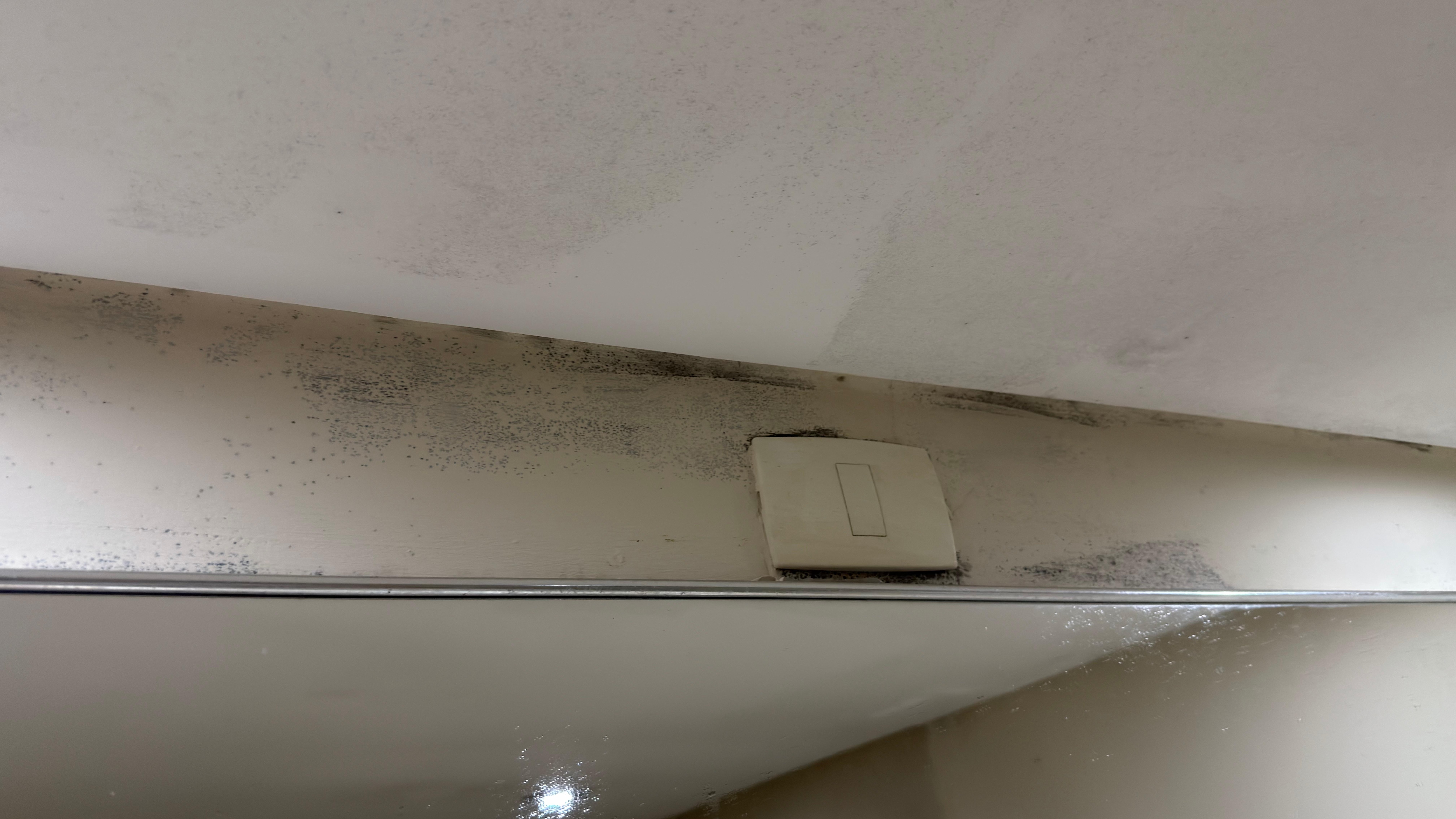 Cheio de mofo no baheiro