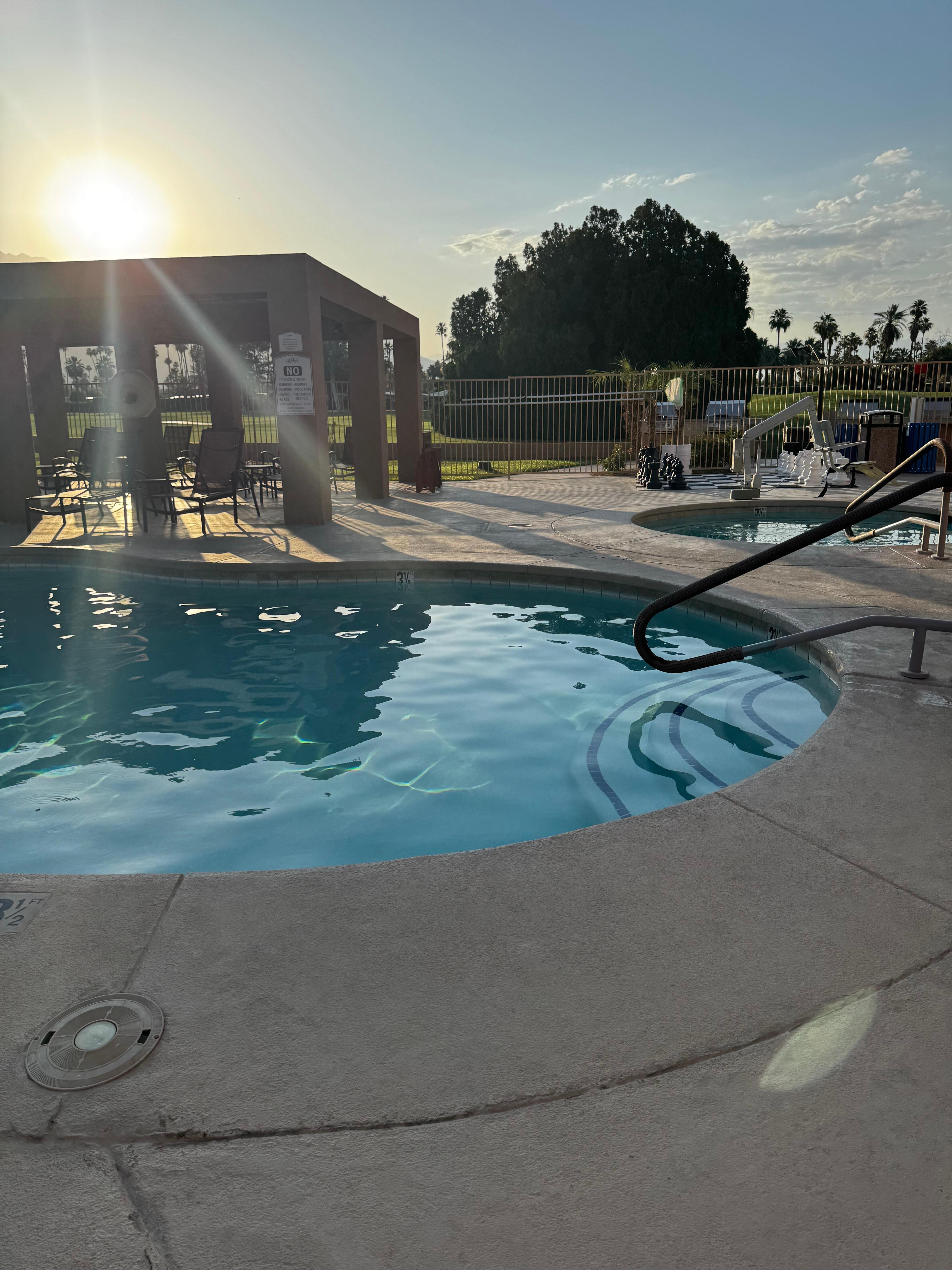 Pool side