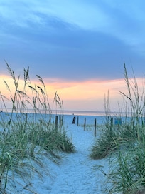 Steps away from the beach
