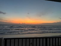 Beautiful sunrise view from my balcony.