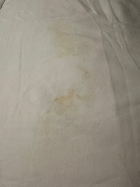 stained pillow cases