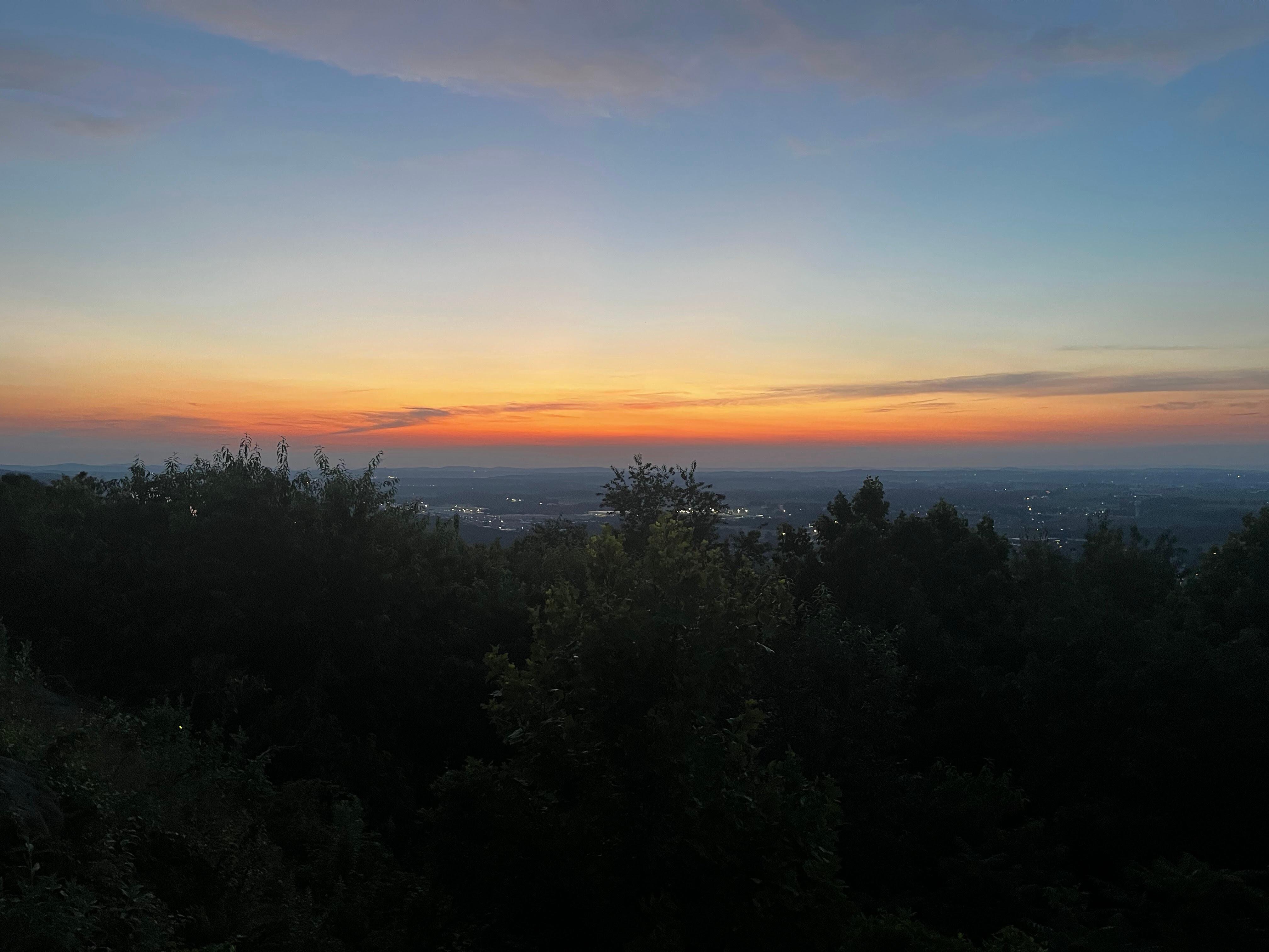 Sunset at Roundtop Mansion
