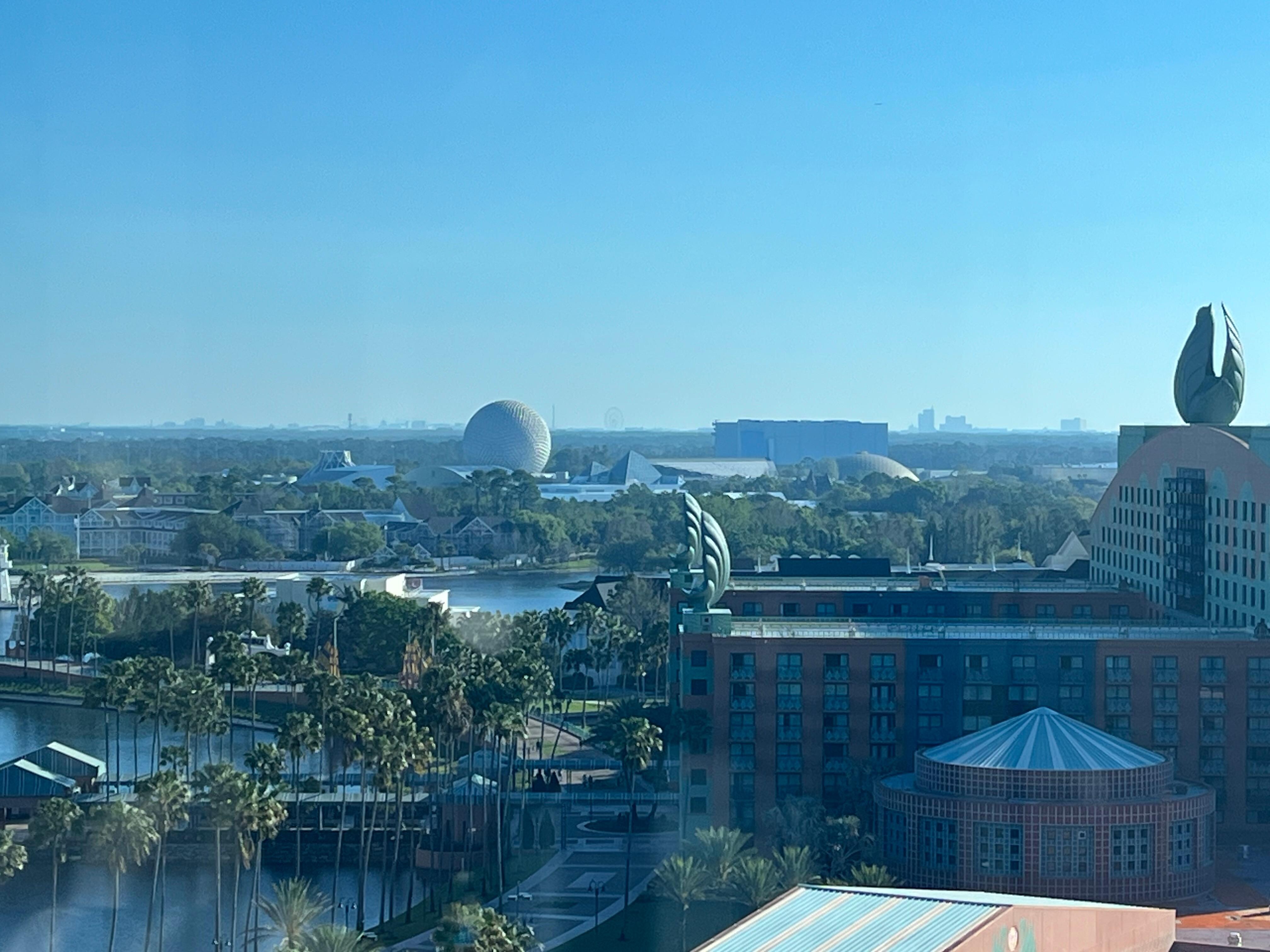Our view to Epcot