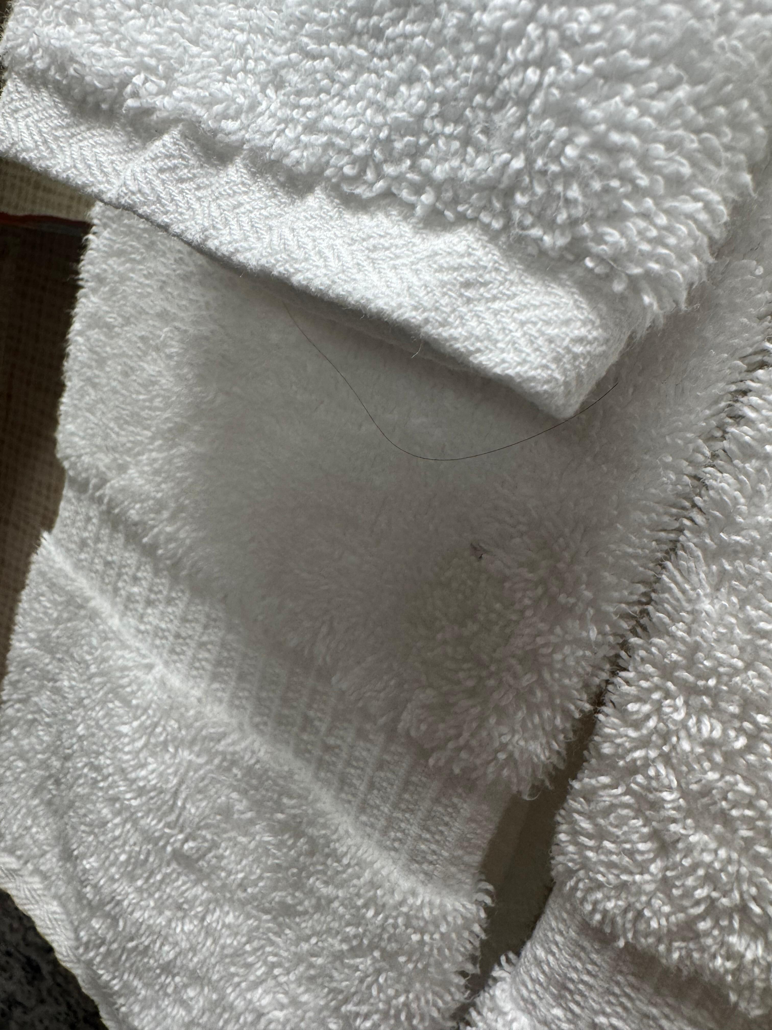 Hair on the towel. Called them several times to clean it after 5 hours someone finally came to clean the bathroom