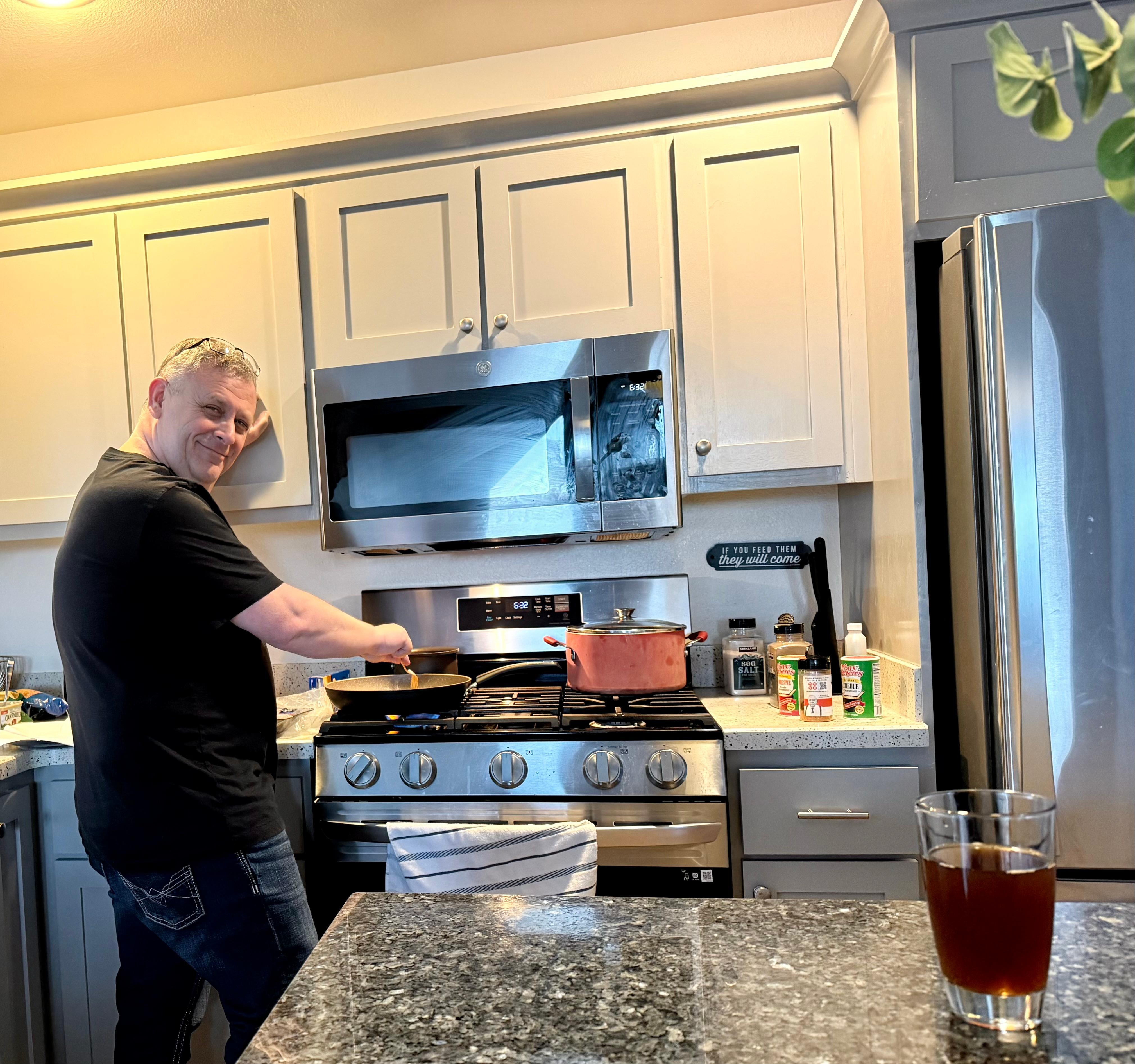 Easy kitchen to cook in! 