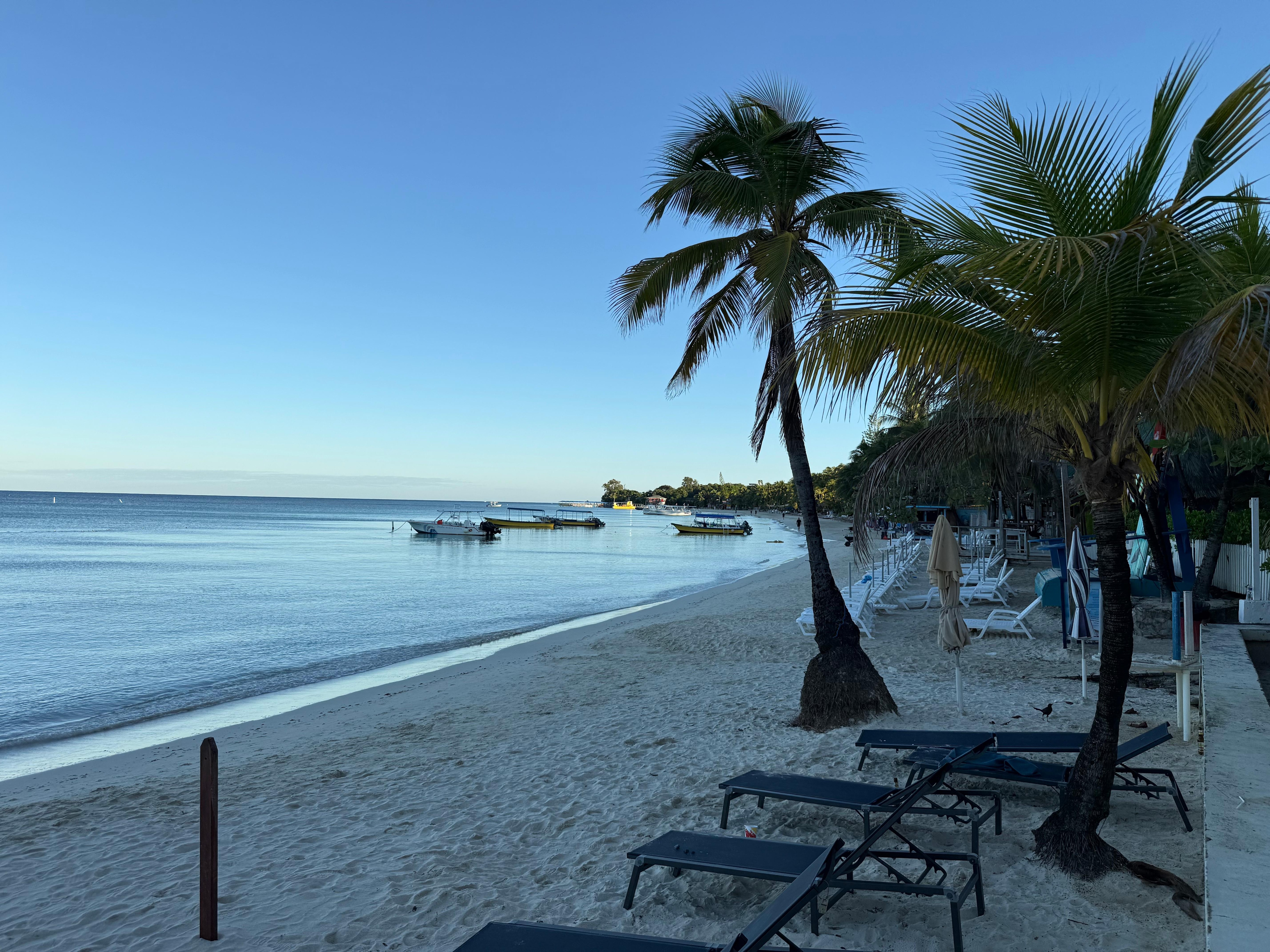 Photo of beach chairs accessible to property guests.