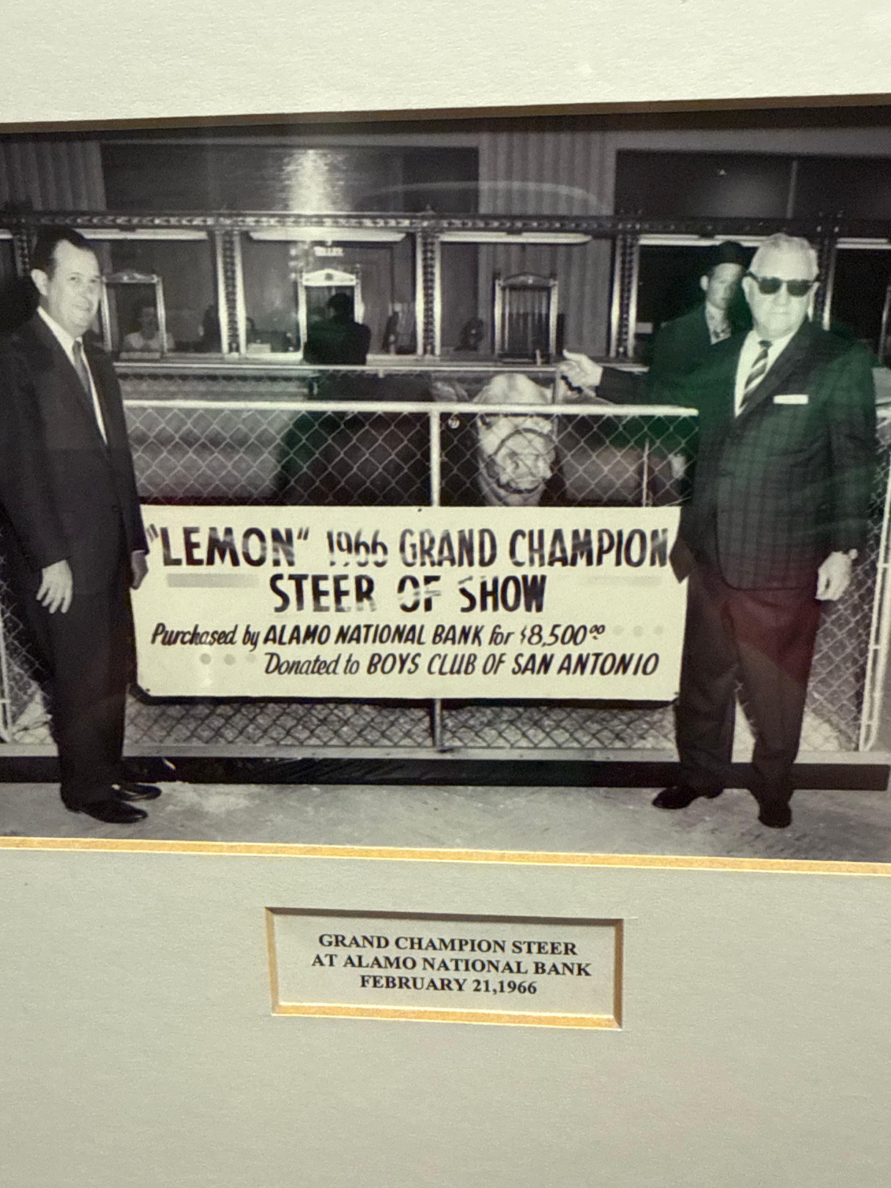 When the hotel was the old Alamo bank. 