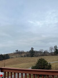 Beautiful front porch views.