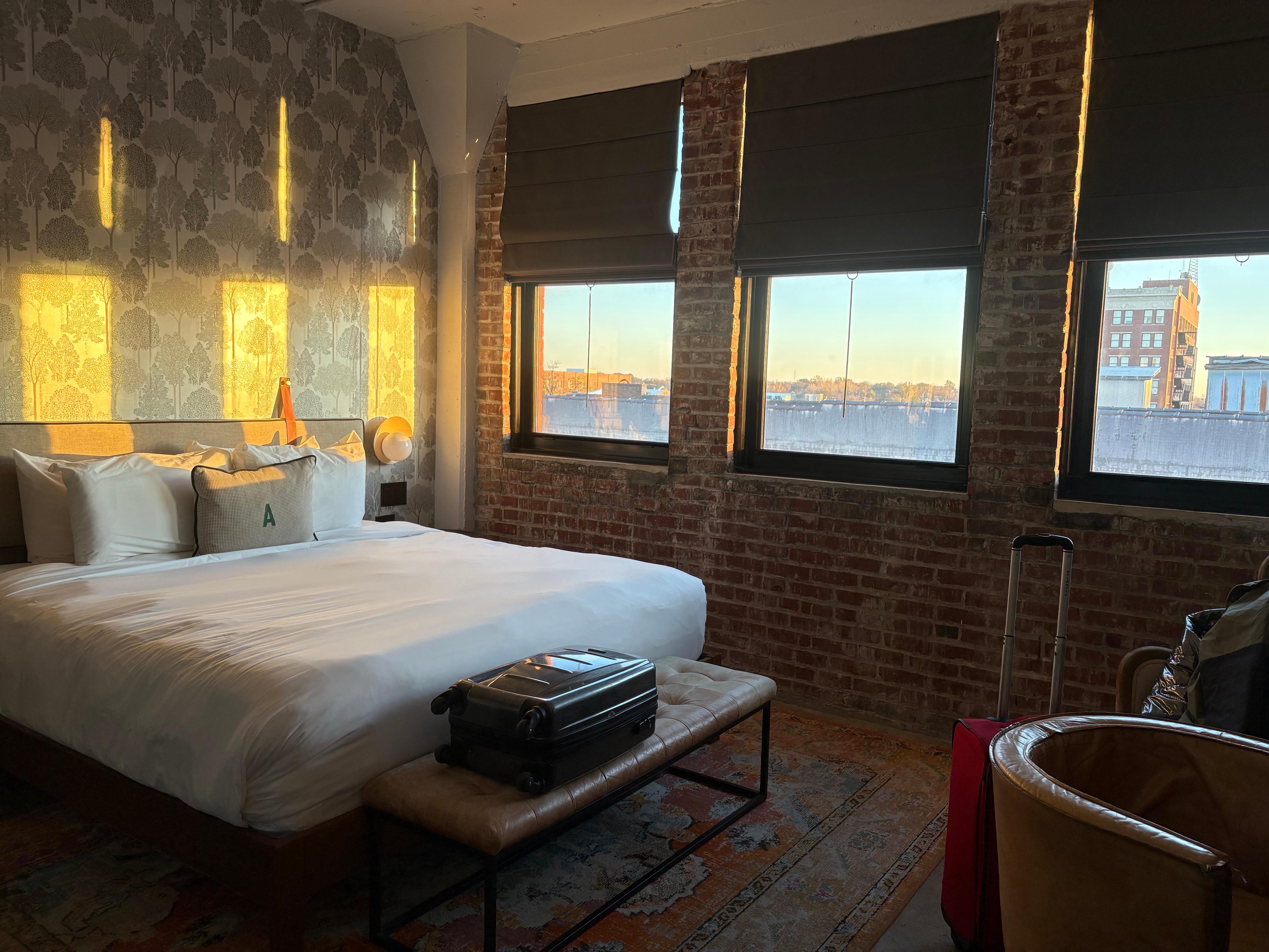 Vue de la chambre. Etage 4