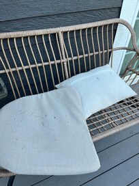 Backyard cushions tossed array