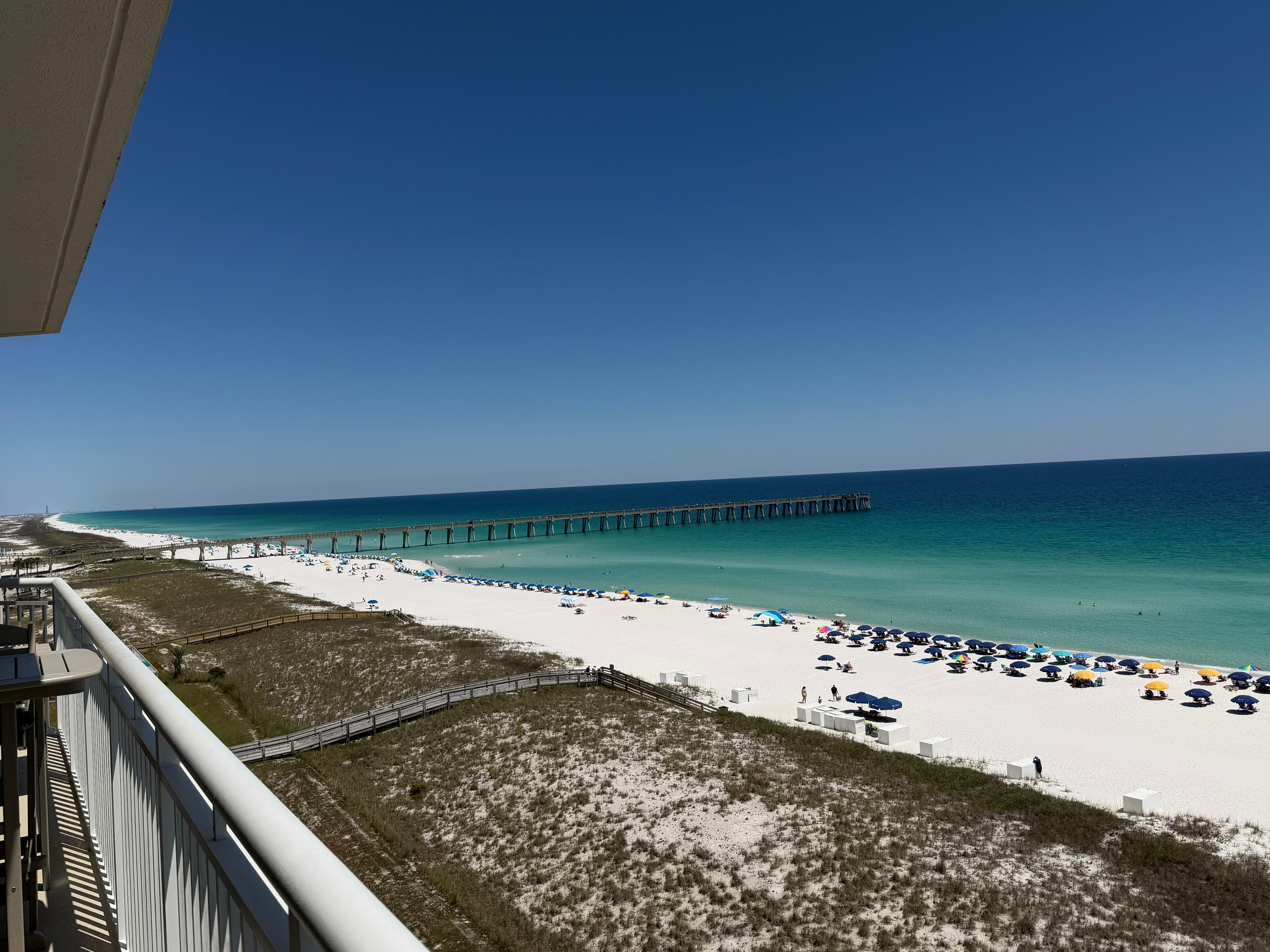 View from the balcony 
