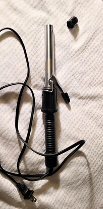 Broken curling iron