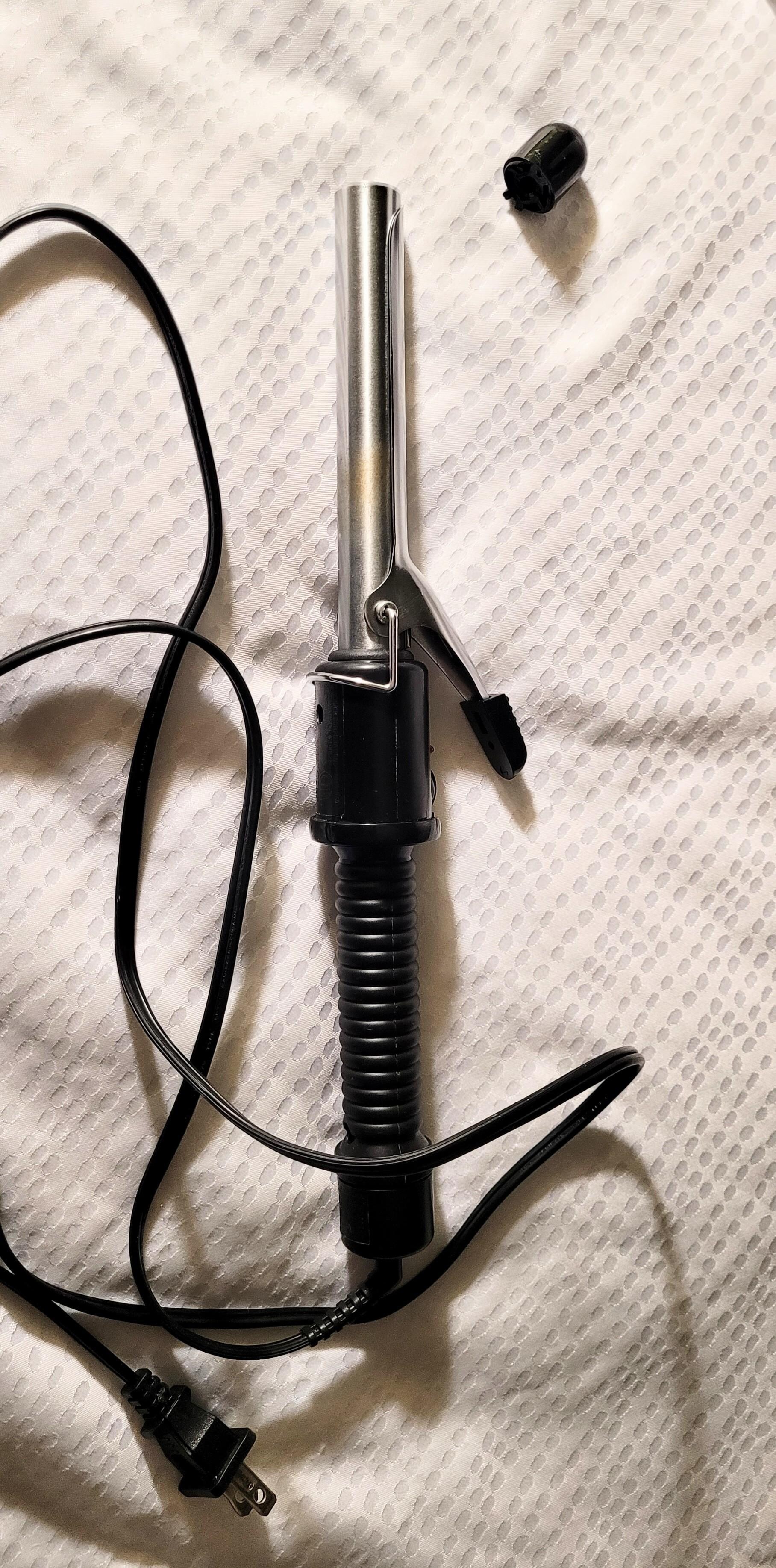 Broken curling iron