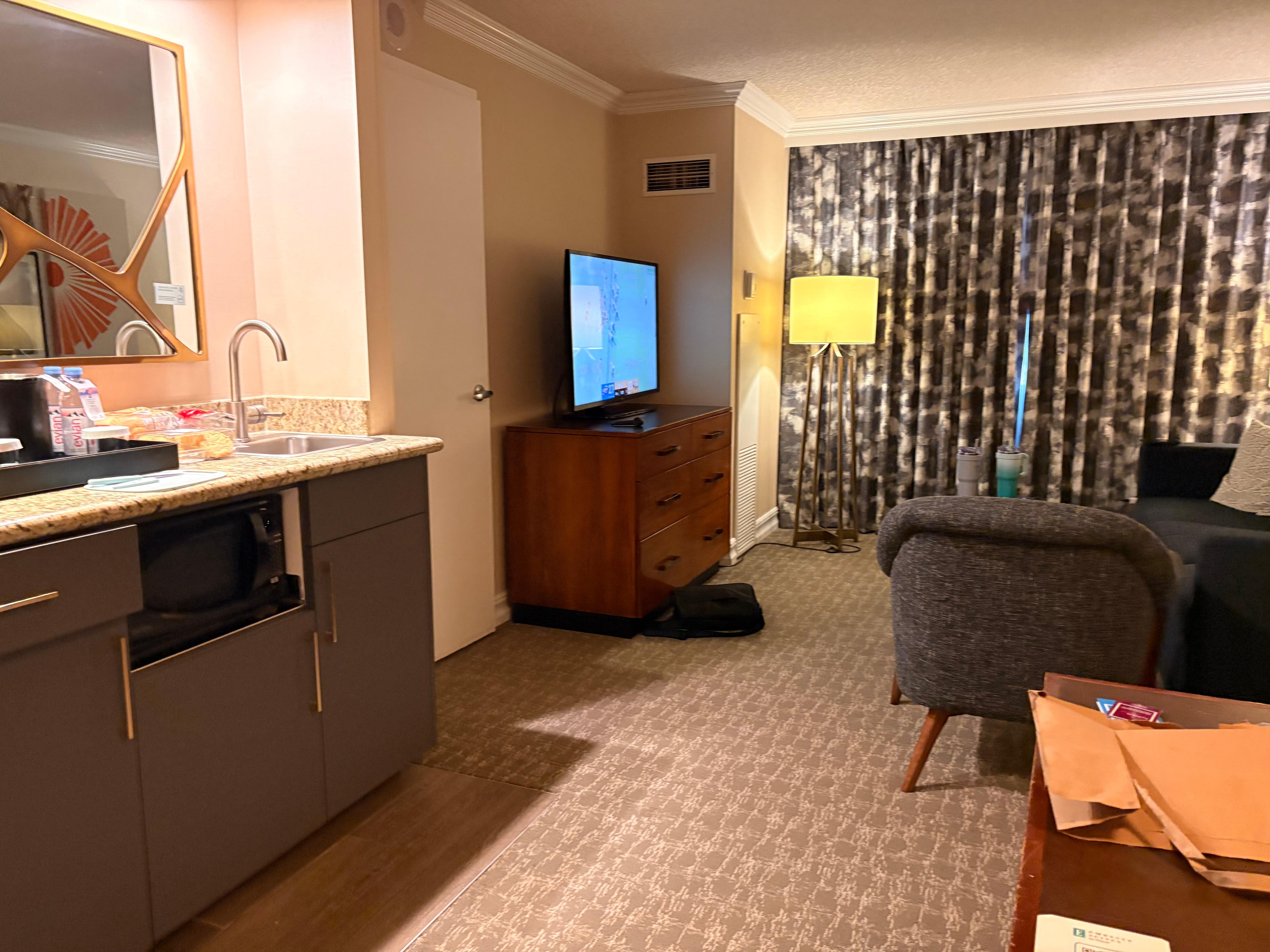 Large living room space